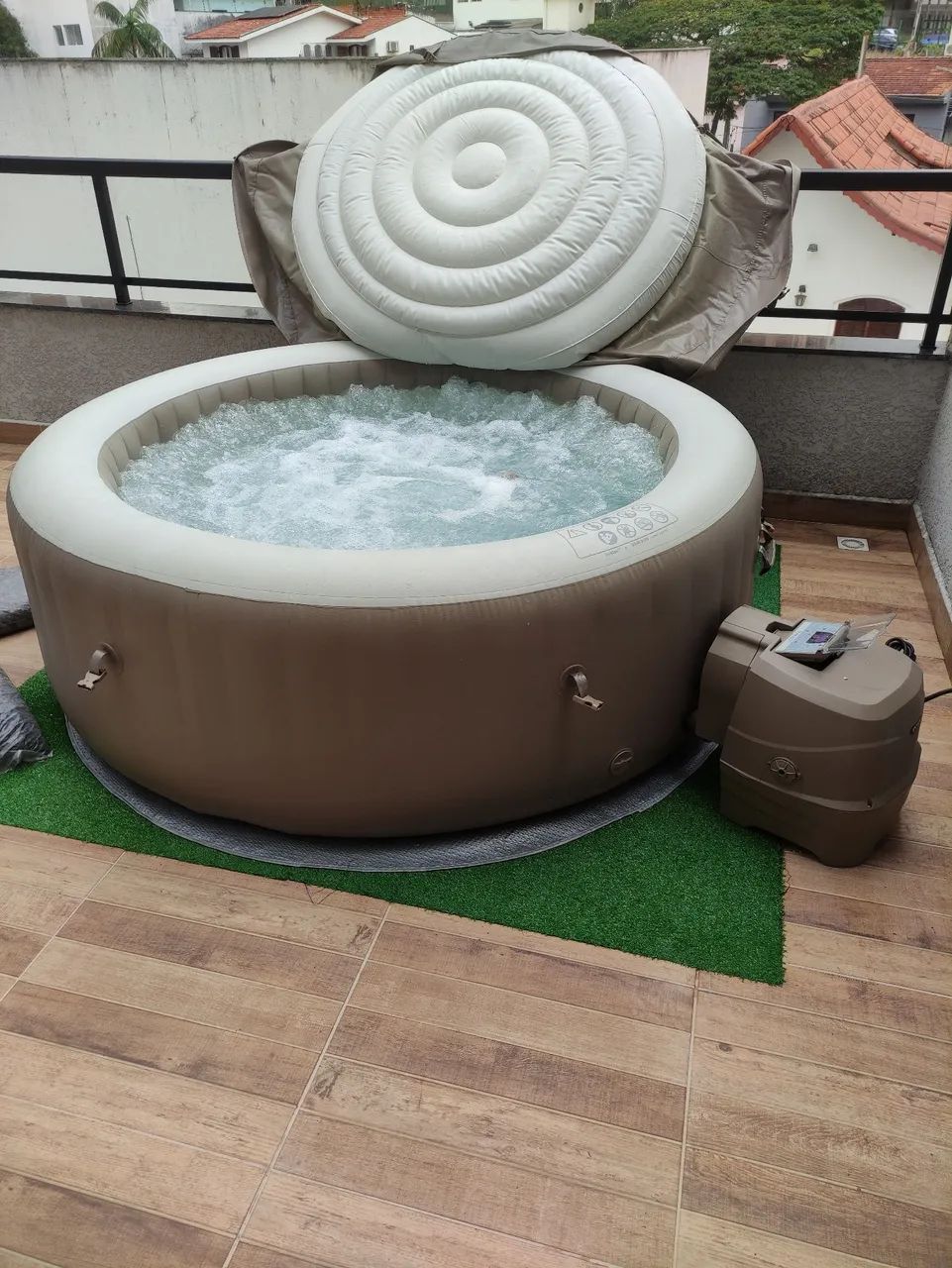 SPA inflável + ombrelone  - Foto 2