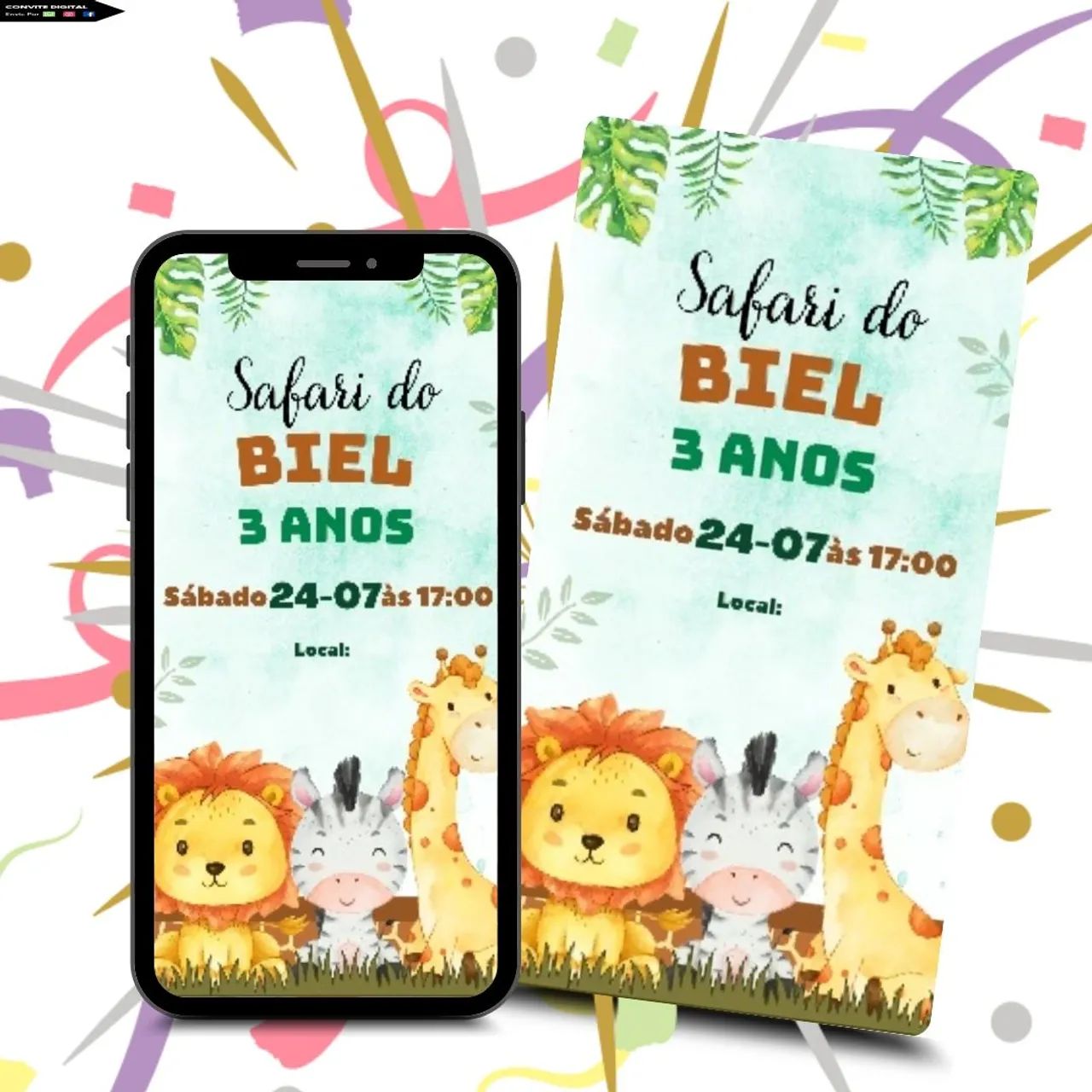 Convite de Aniversário 