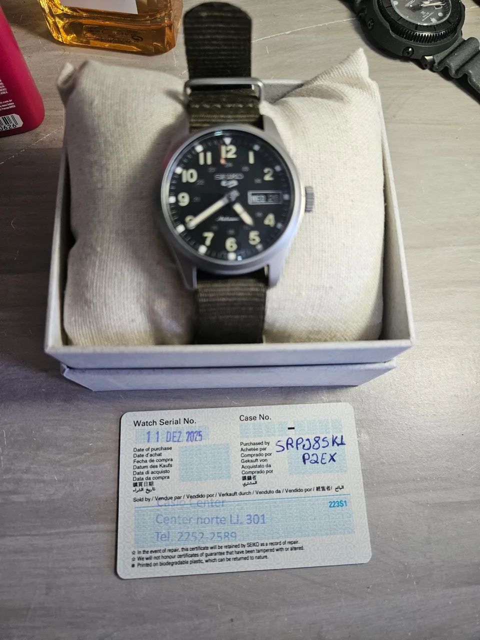 Relógio Seiko SRPJ85K1 Field Automático  - Foto 4