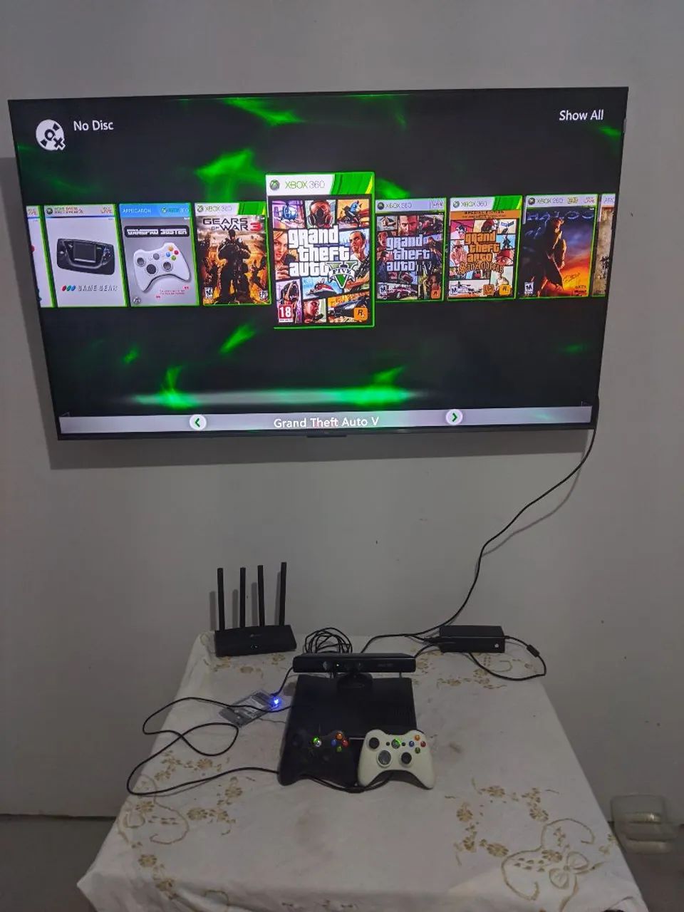 Xbox 360 Desbloqueado + HD 500GB + Kinect + 2 Controles + Jogos - Foto 2