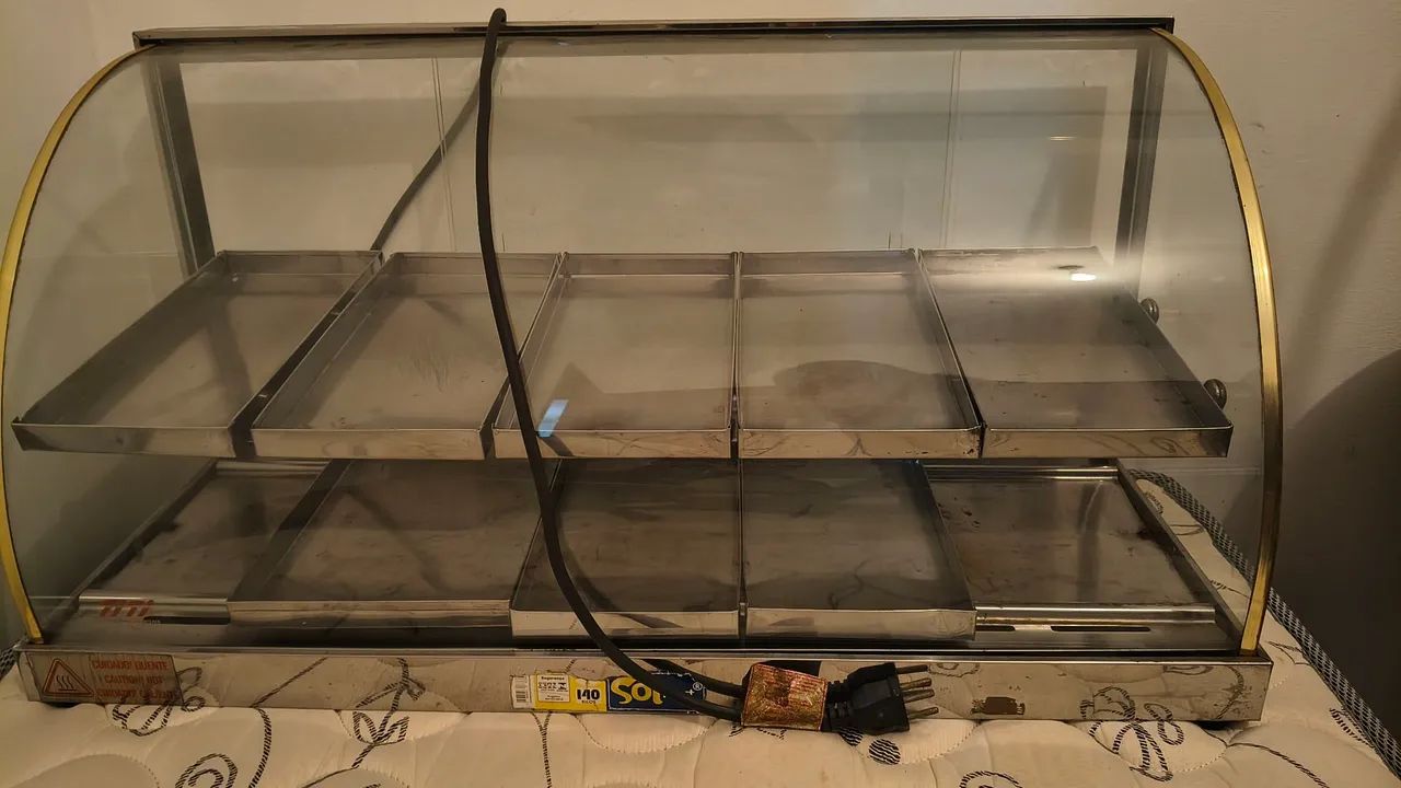 Estufa Expositora de Salgados em Inox - Foto 2
