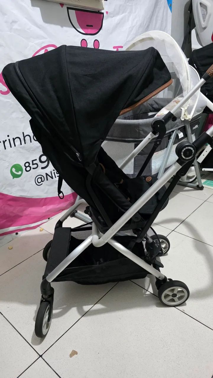 Carrinho Moisés com bebê conforto  - Foto 3