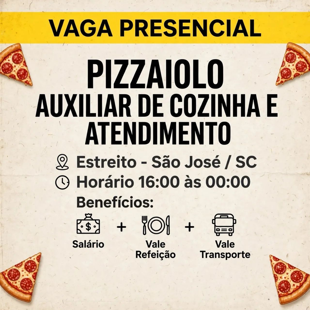VAGAS ABERTAS 