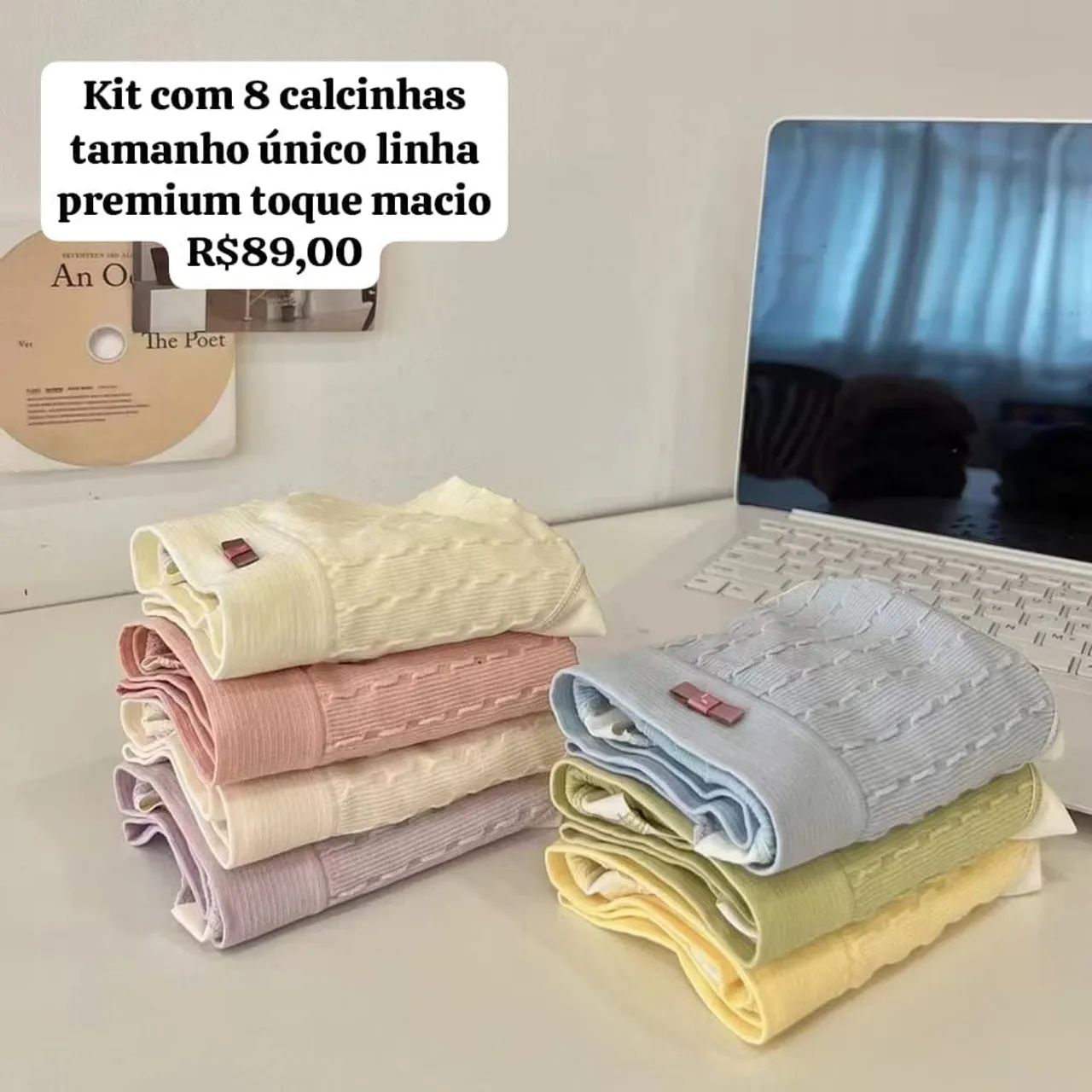 Kit de calcinha feminina conforto e qualidade  - Foto 3