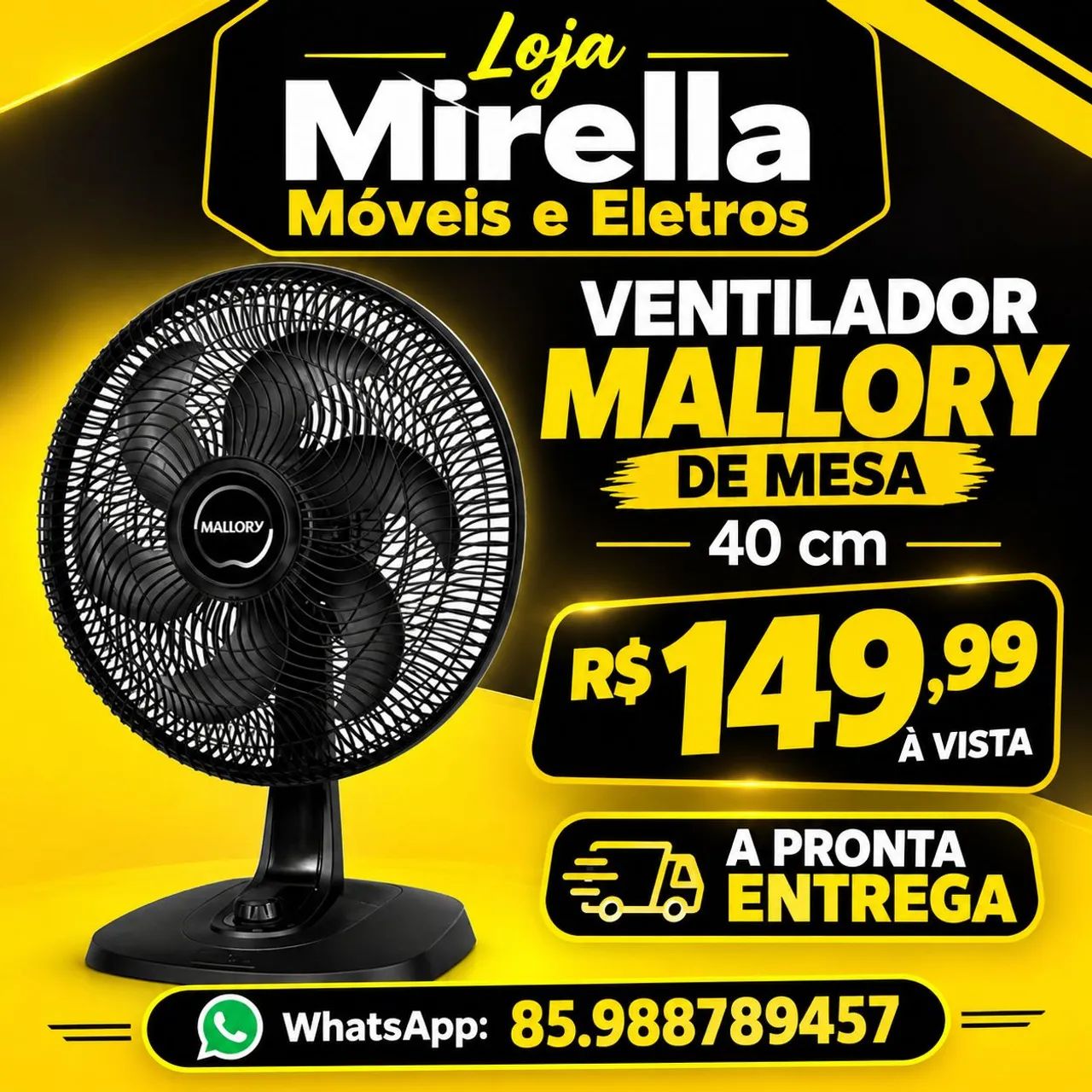 Ventilador mallory de mesa  - Foto 2