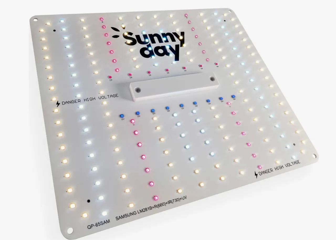 Painel Led Grow Cultivo Indoor Quantum Samsung LM281B 65W Dimmer ...