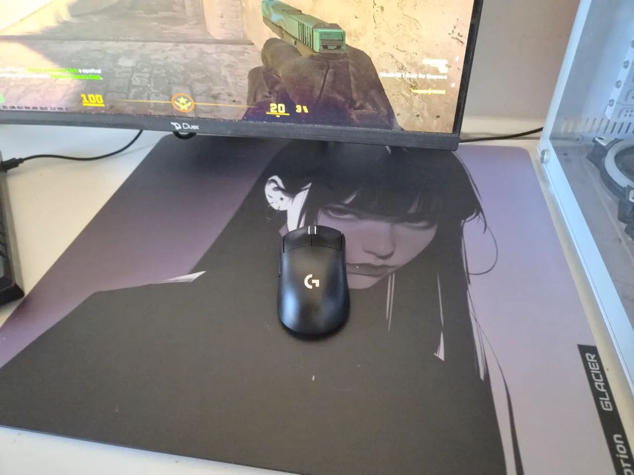 Mousepad de vidro glacier titorion - Foto 3
