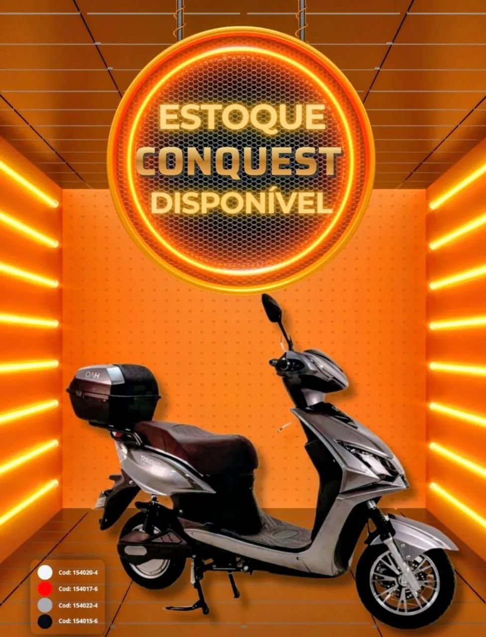 Bicicleta Elétrica 1000W Conquest Plus