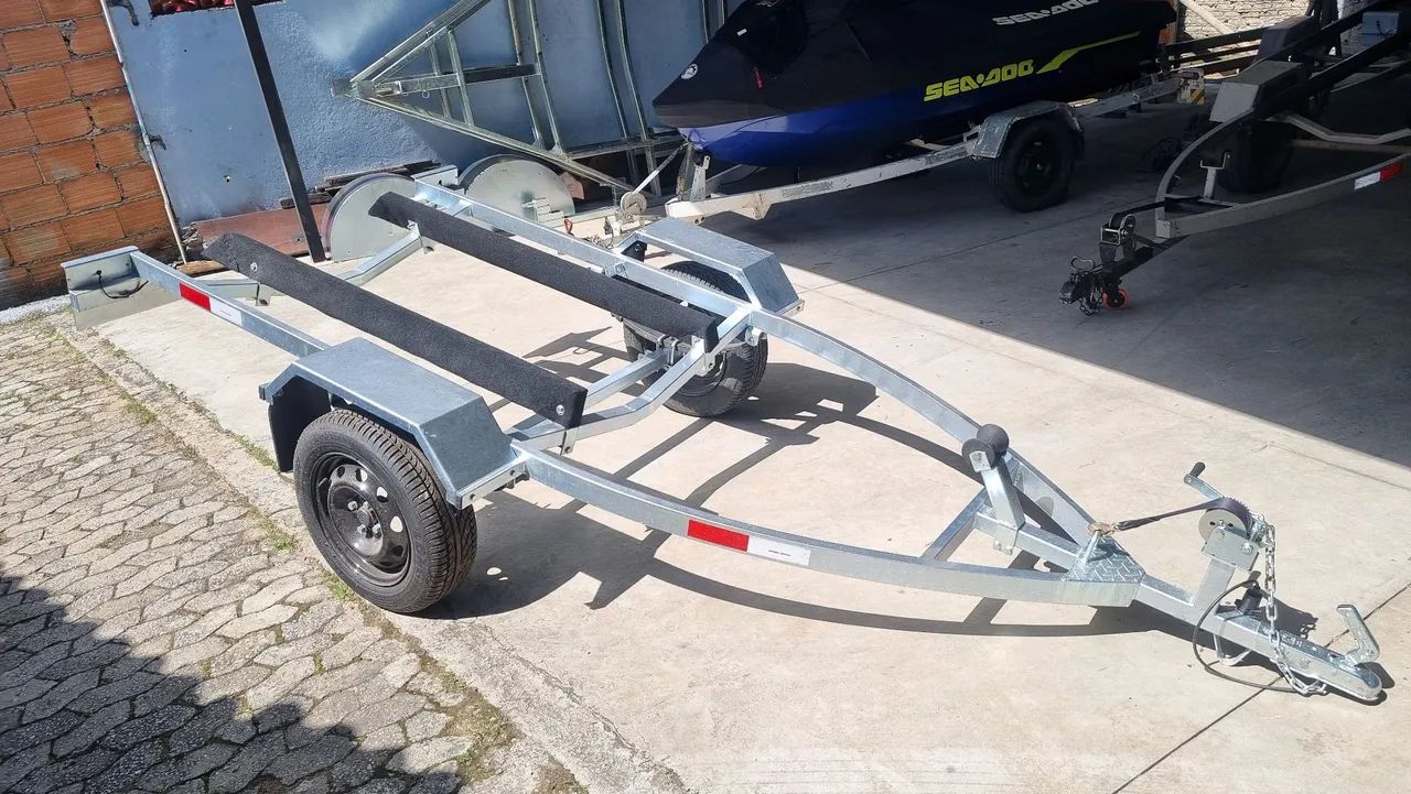 Carretinha para jet isk spark galvanizada nova 
