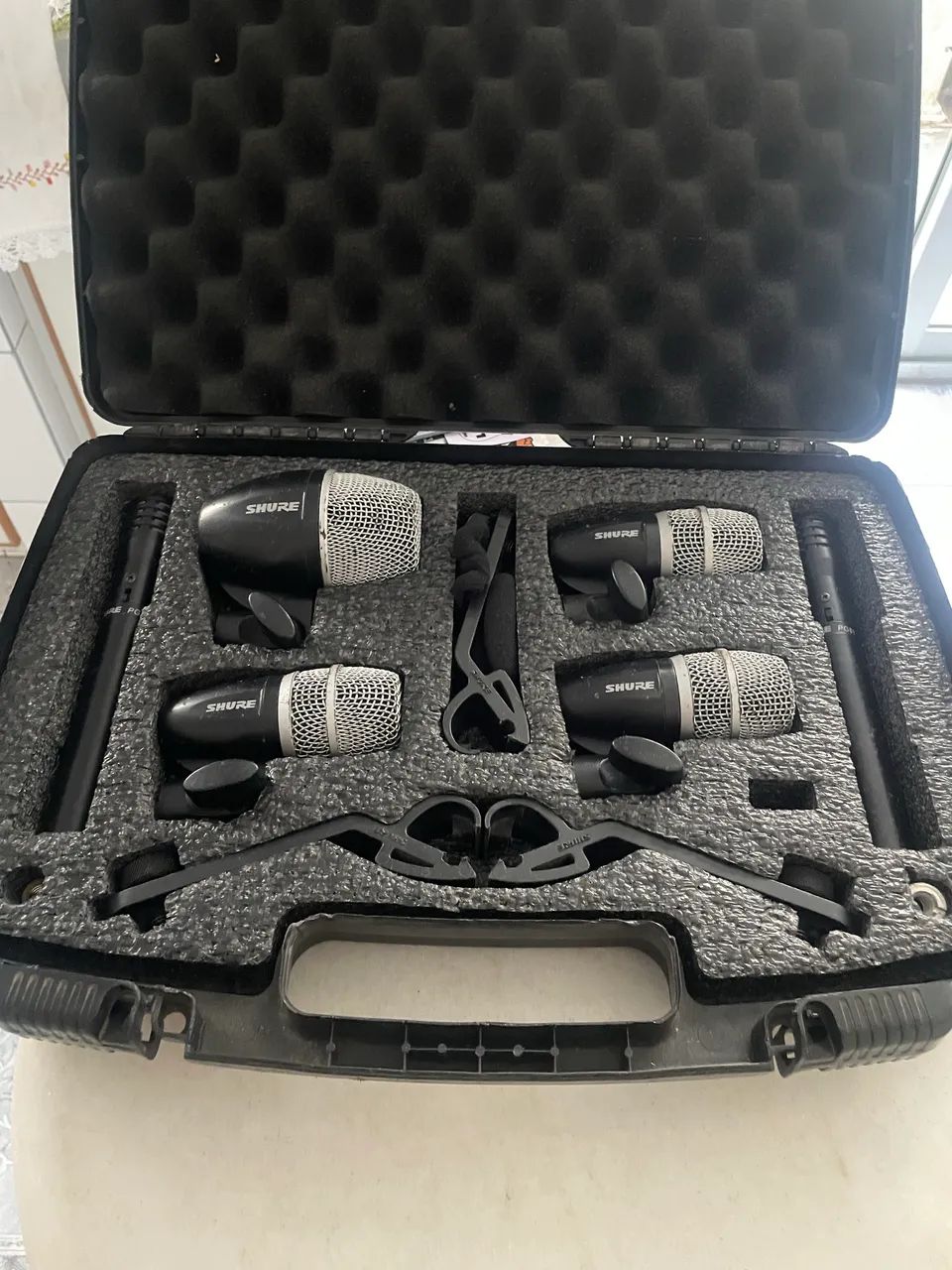 Kit microfone bateria Shure drums 