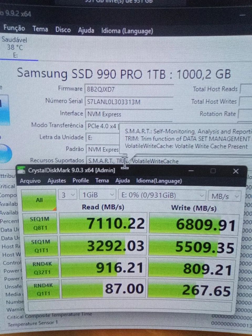 SSD nvme 1tb Samsung 990 Pro PCIe 4.0 PC note e PS5 - Foto 5