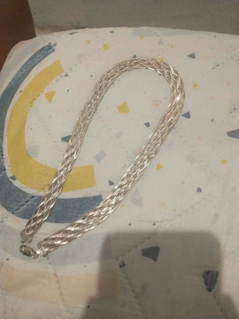 Colar trançada 8 fio