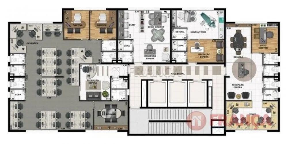 SALA COMERCIAL PARA LOCAÇÃO - PREMIUM OFFICE TOWER, JACAREÍ - Foto 5