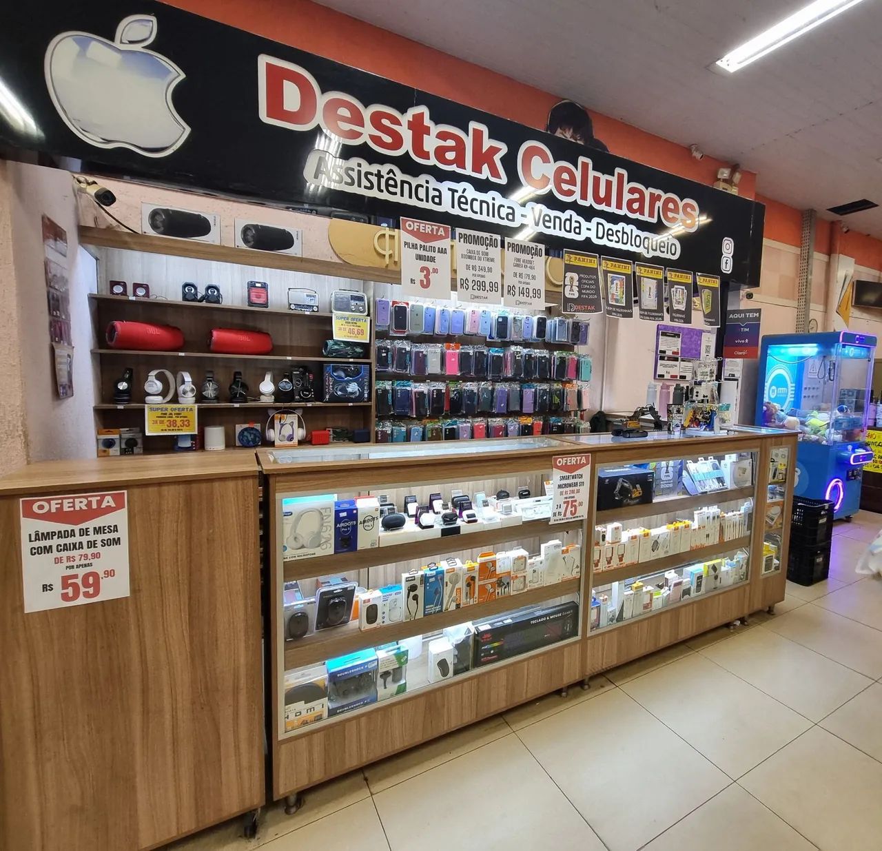 LOJA DE ACESSÓRIOS PARA CELULARES - TIPO QUIOSQUE - Foto 4