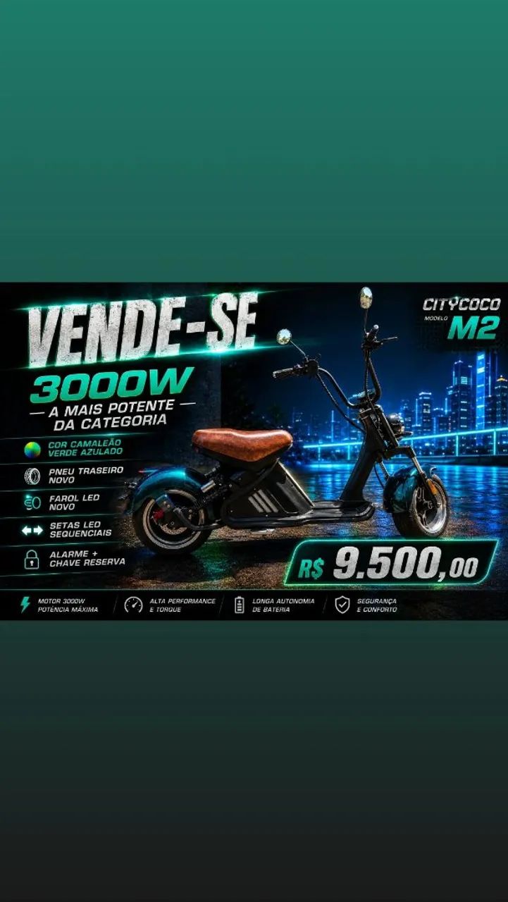 SCOOTER ELÉTRICA M2 