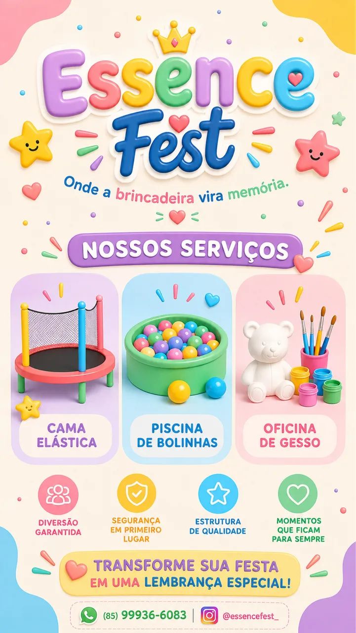 Aluguel de brinquedos 