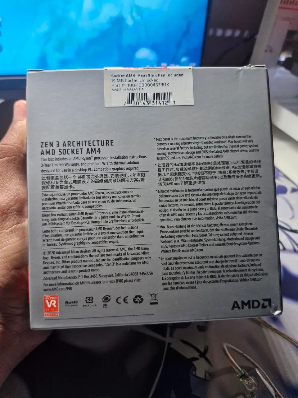 Processador AMD Ryzen 5 5500 Lacrado! - Foto 4