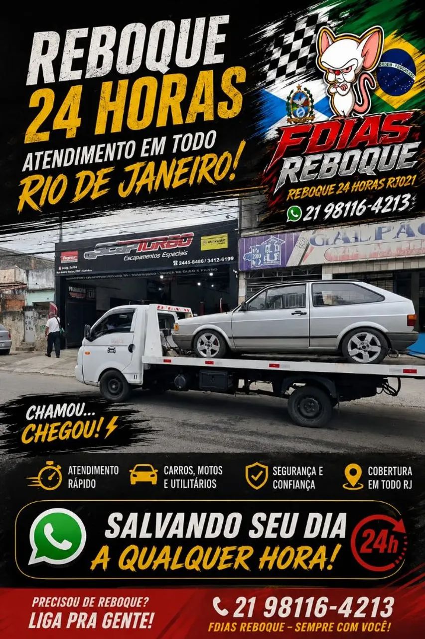 Reboque Cachambi 24 horas