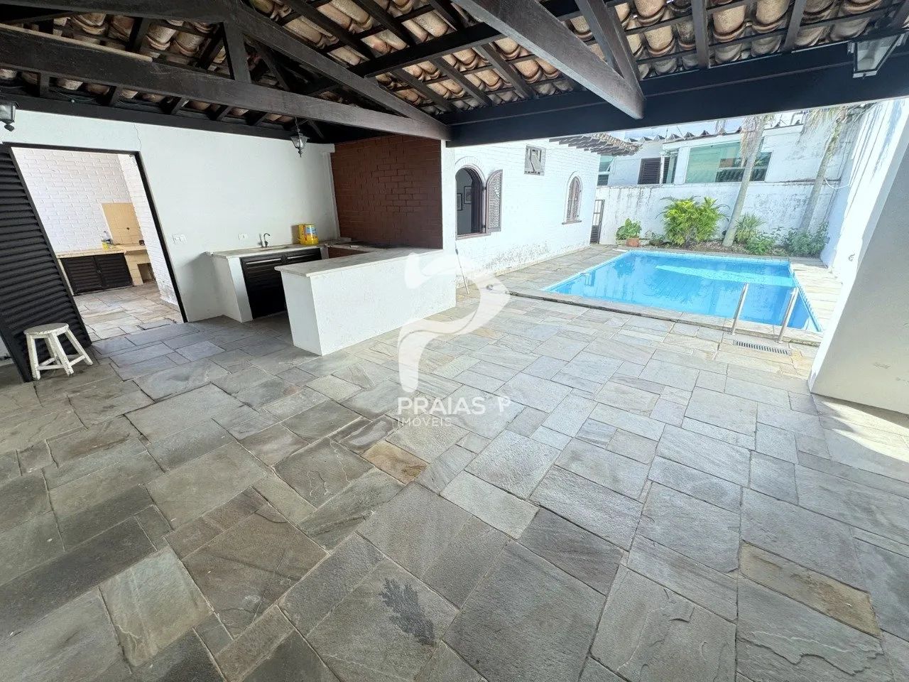 Casa térrea com piscina, 5 dormitórios, Enseada, Guarujá - Foto 4
