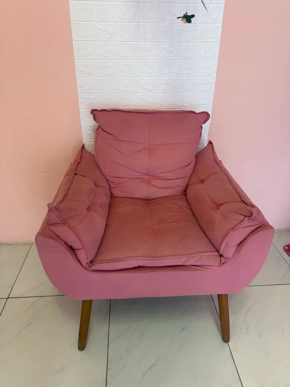 Poltrona rosa
