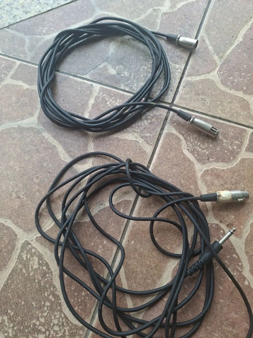  cabos de microfones 7 mts cada 