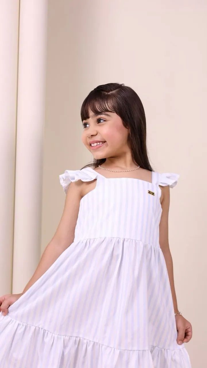 VESTIDO PÉTALA AZUL - Foto 2
