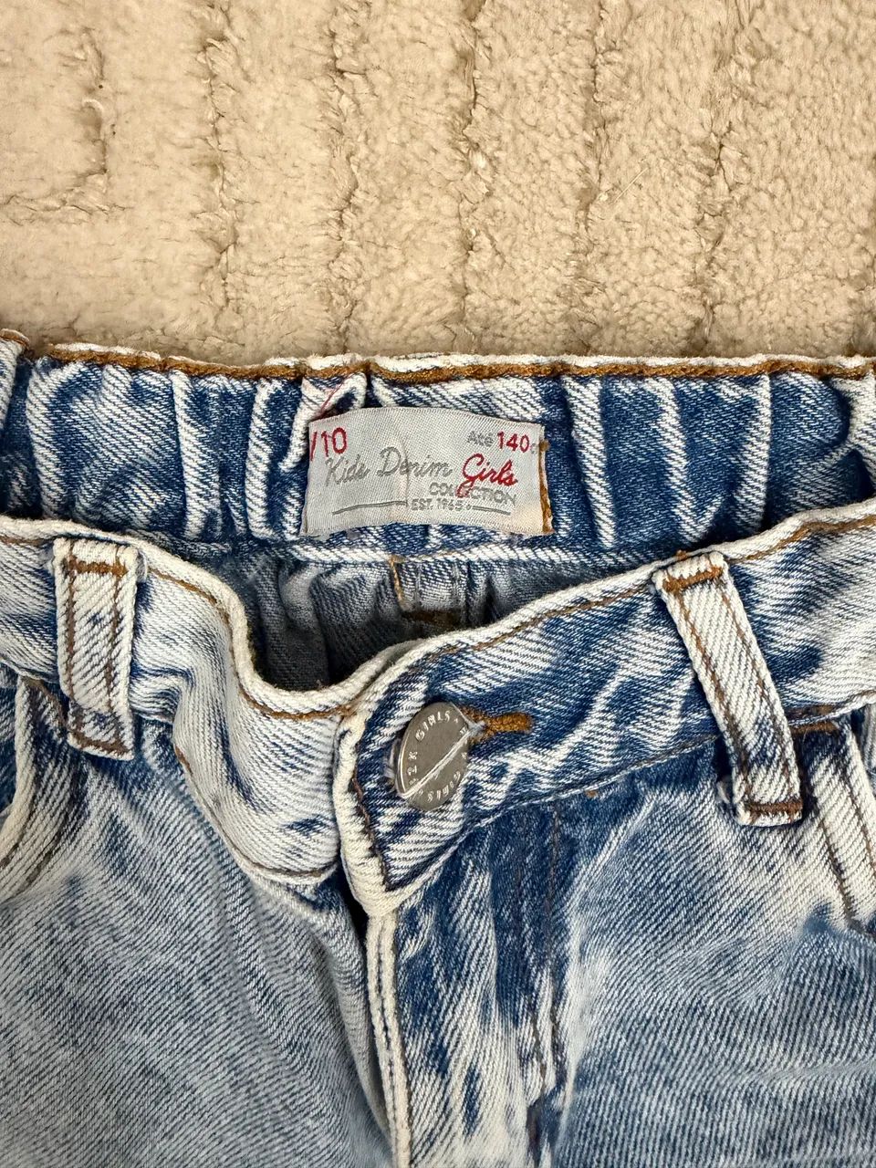Calças Jeans Infantis - 9-10 - Perfeito Estado - Foto 3