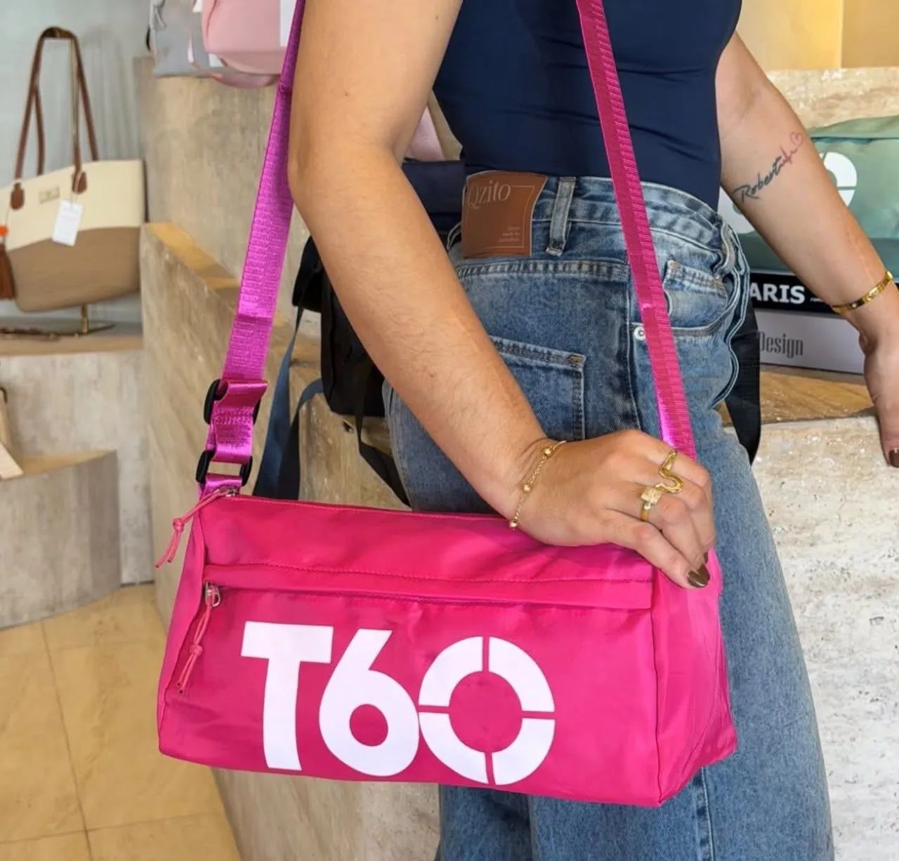 Bolsa e garrafa 