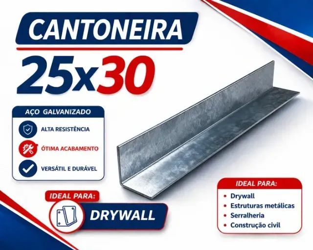 CANTONEIRA 25X30 3 METROS 