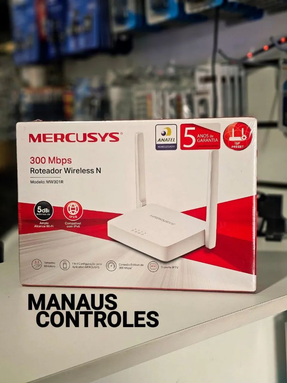 Roteador MERCUSYS 300mbps N 