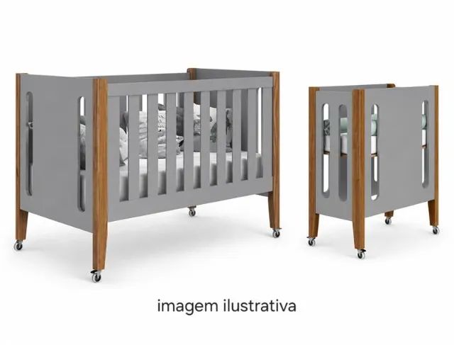Berço/Mini Berço/Cama Infantil (3 em 1) - Foto 3