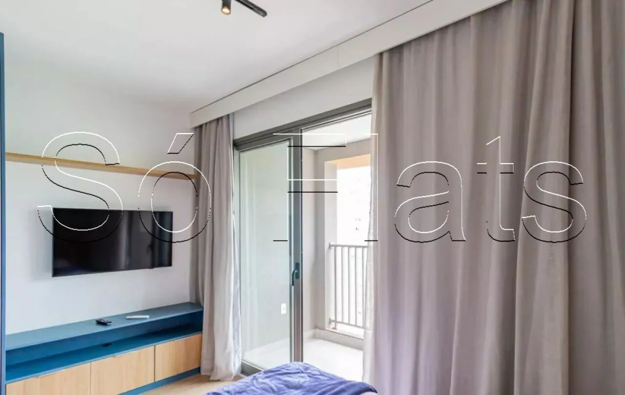 Studio mobiliado disponível para locação Brooklin 27m² próximo Metrô e Av. Santo Amaro. - Foto 5