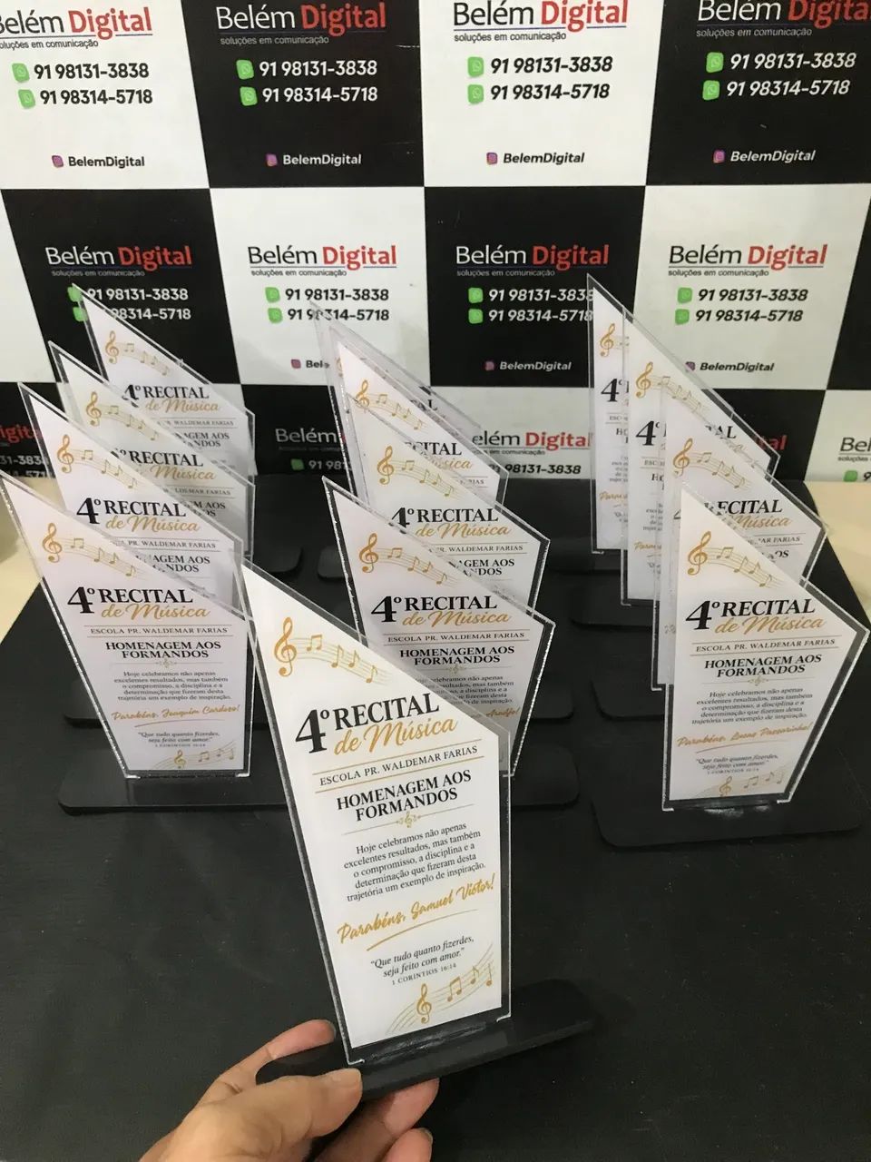 Troféu acrílico personalizado  - Foto 3
