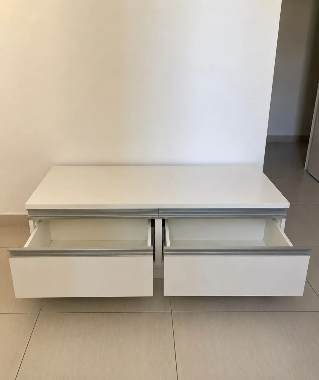 Rack branco 2 gavetas  - Foto 2