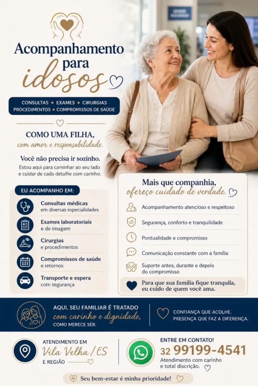 Acompanhamento para idosos