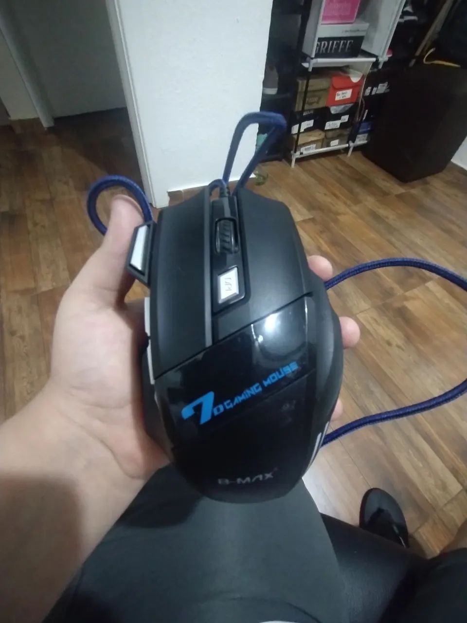 MOUSE GAMER B-MAX 7 BOTÕES 7200 DPI! 