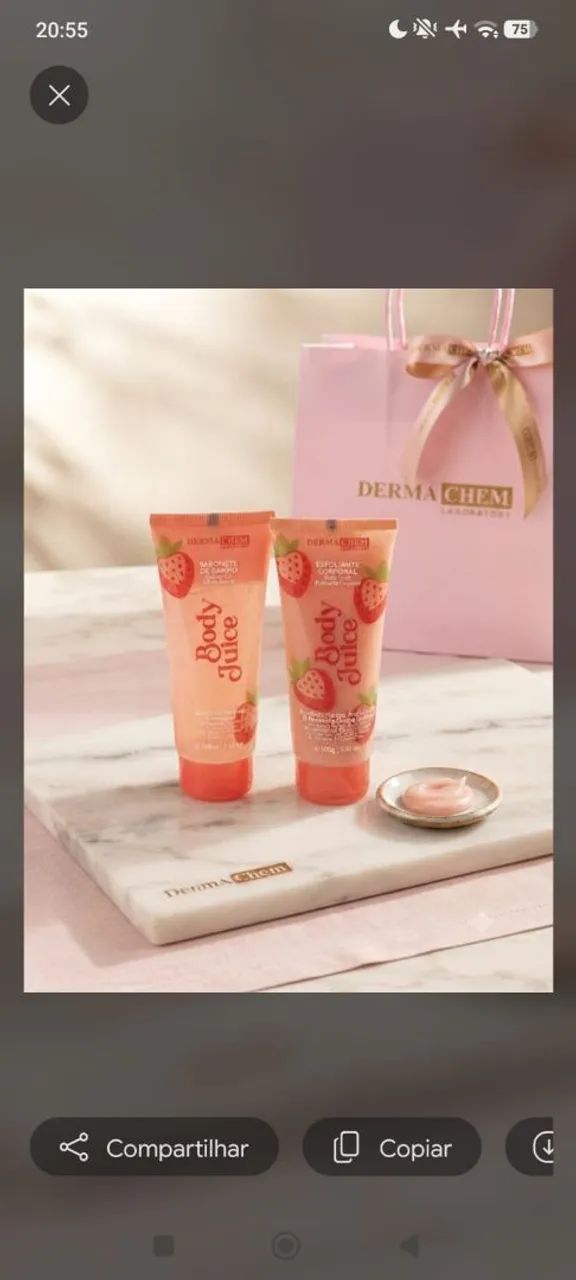 Kit Bobby Juice Dermachem - Morango