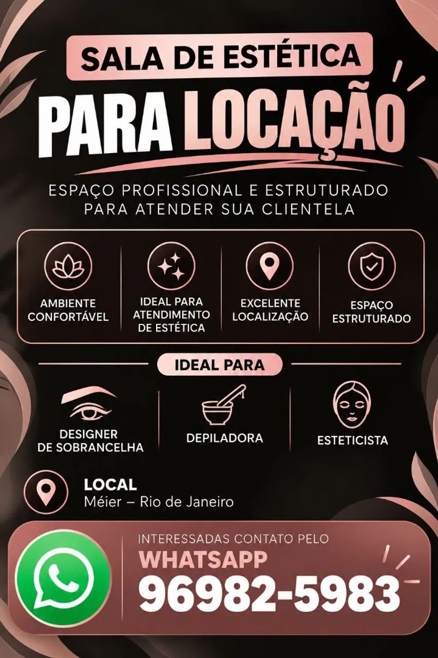 Sala para Estética no Méier