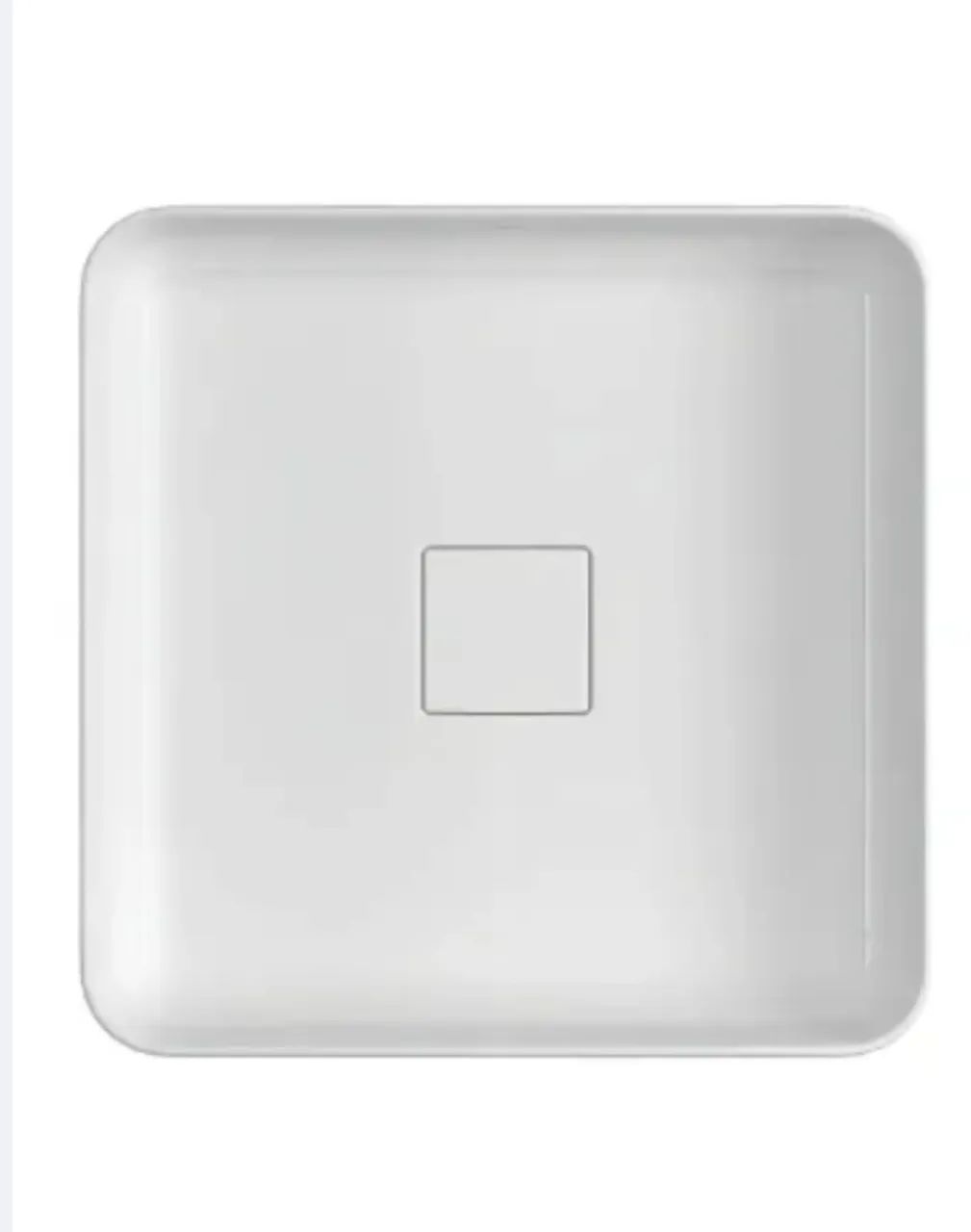 Cuba de Apoio Quadrada Deca 40x40cm Deca Branco Slim