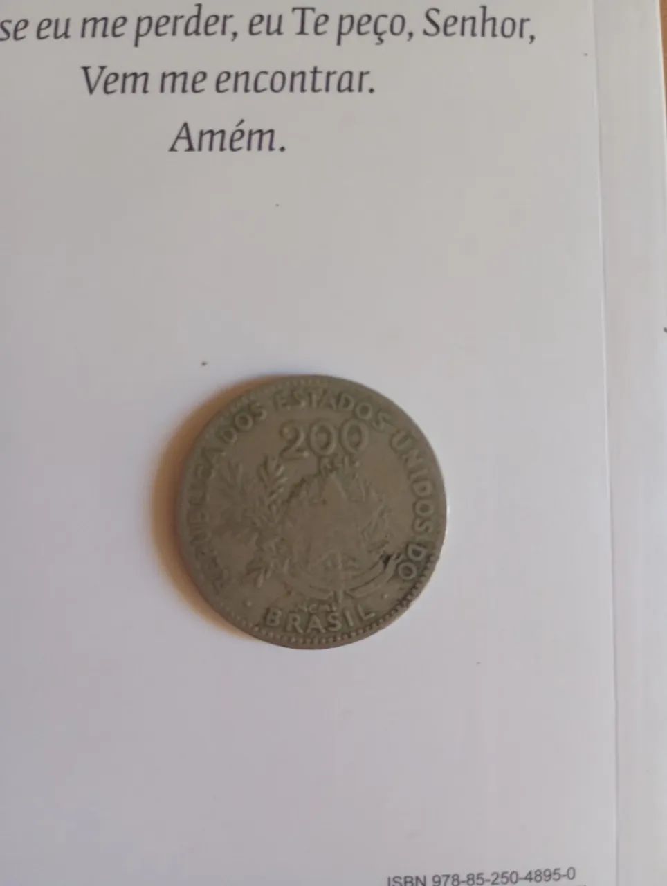 Vendo moeda de 200 Reis 