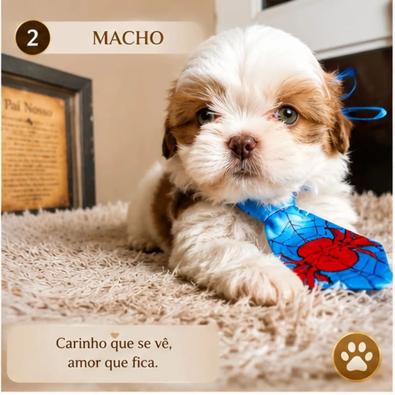Shih tzu femea e macho mini 