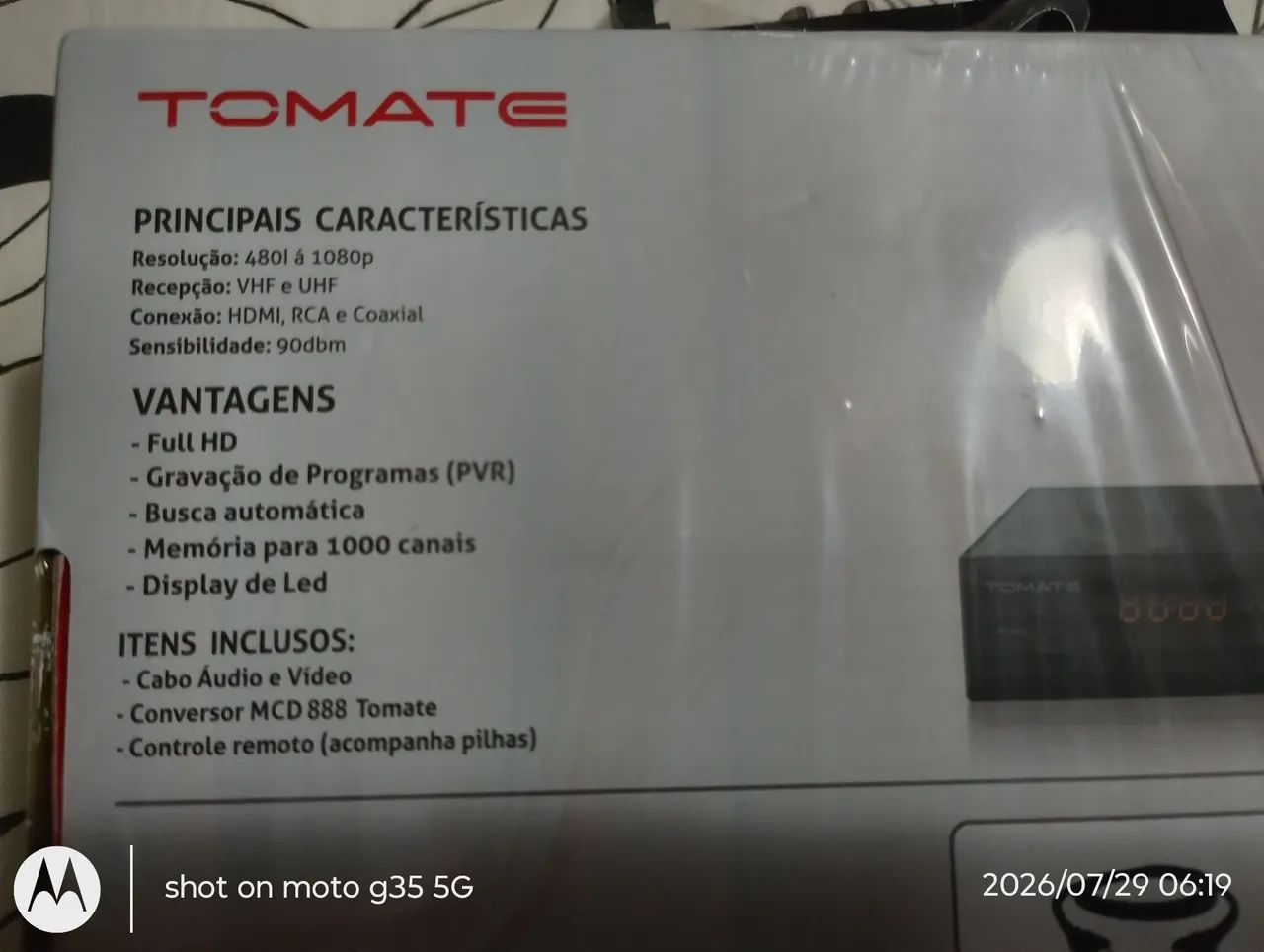 Conversor digital HDTV (novo) - Foto 4