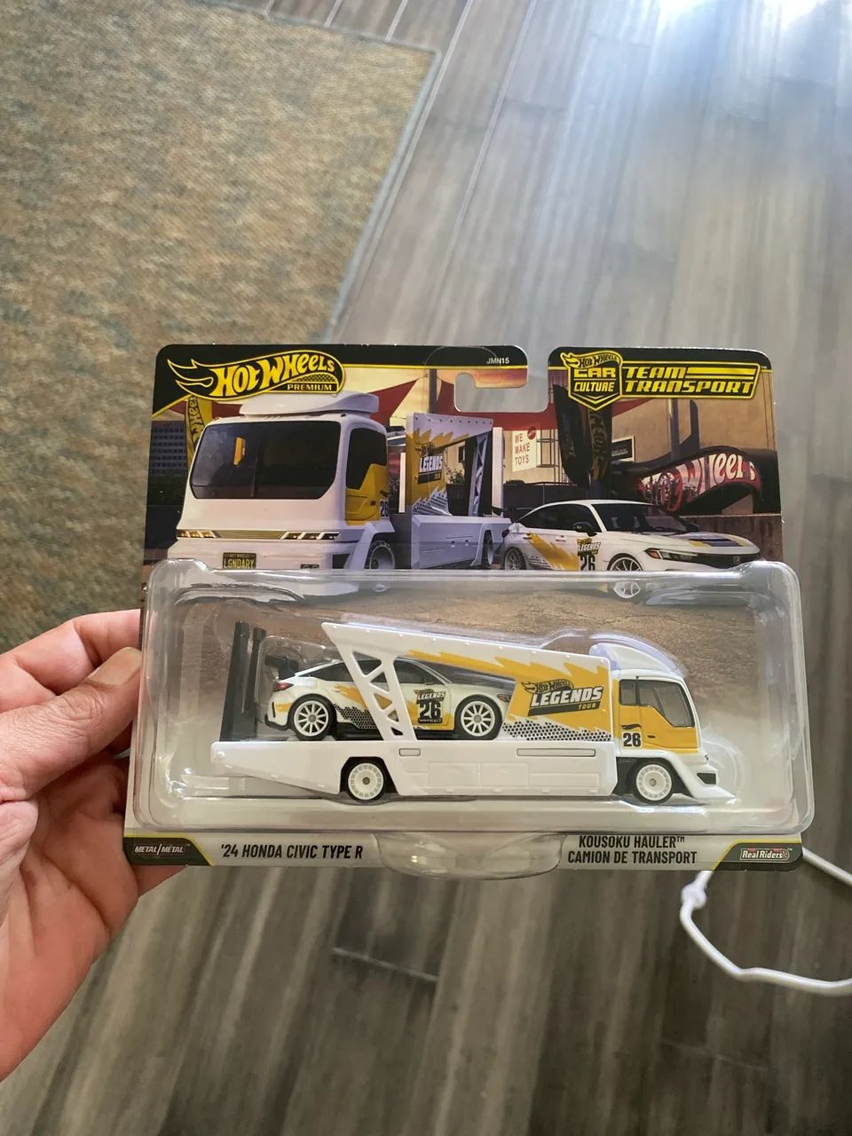 Hot wheels team transport honda civic type legends 