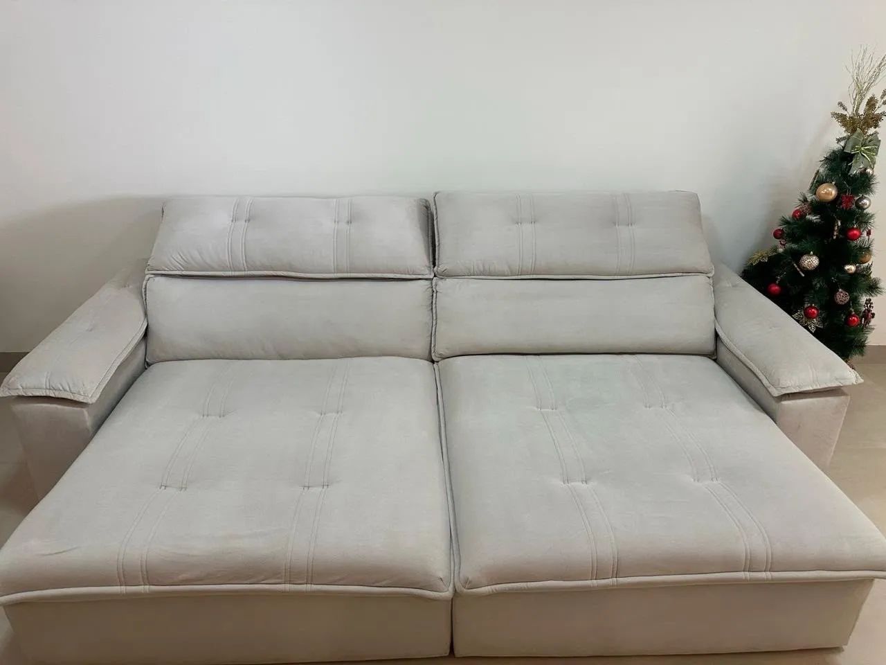 Sofá retratil - off white - Foto 2