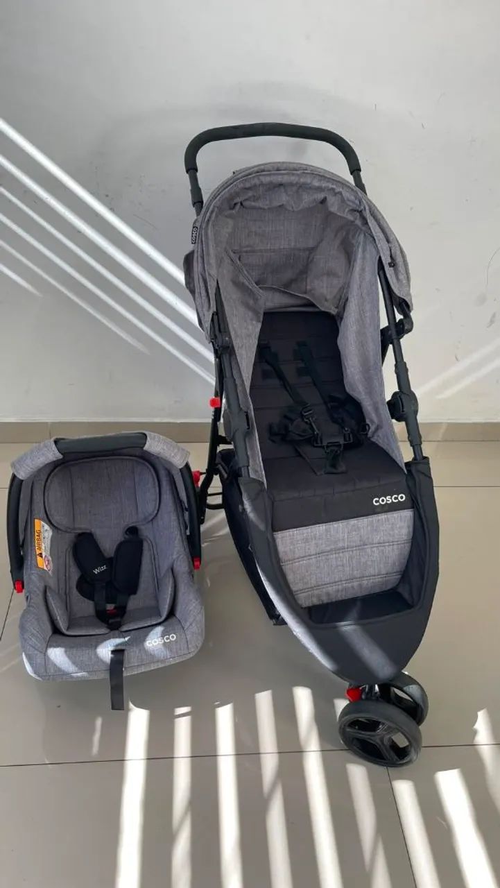 Carrinho + bebe conforto