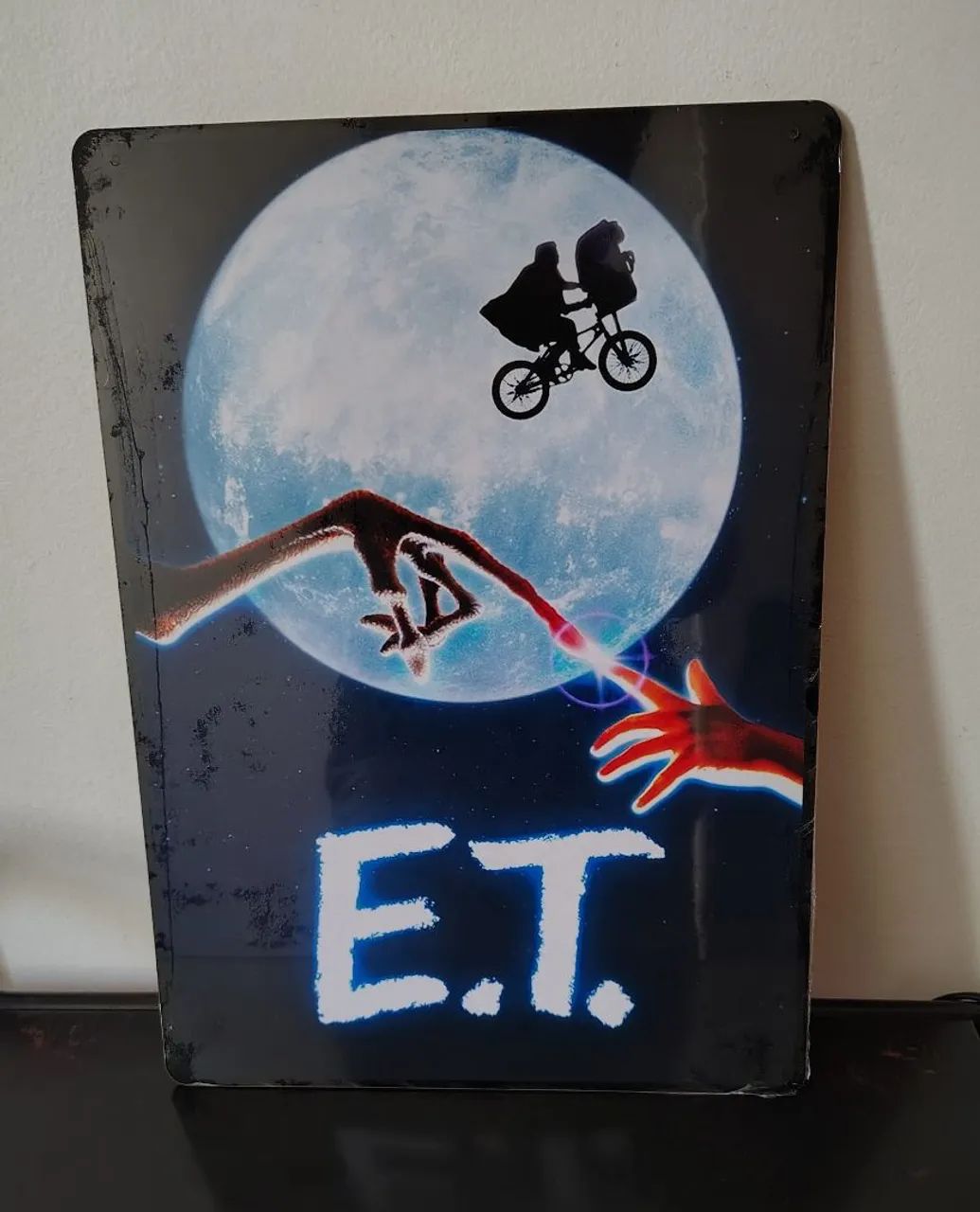placa decorativa filme e.t.