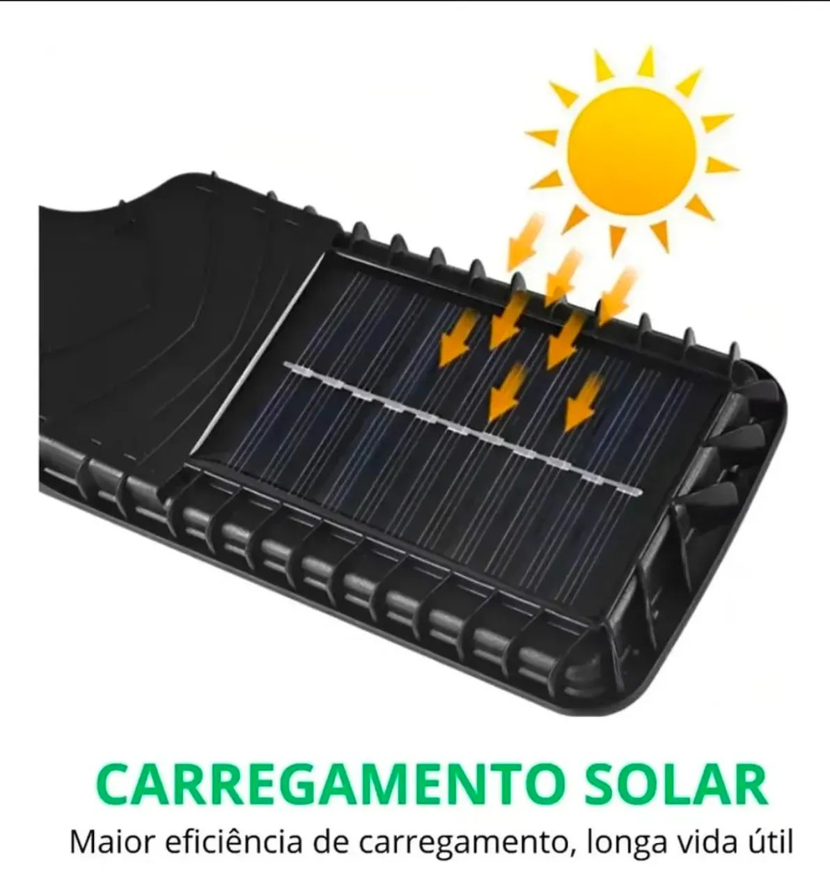 Refletor Luminária led solar sensor de presença - Foto 3