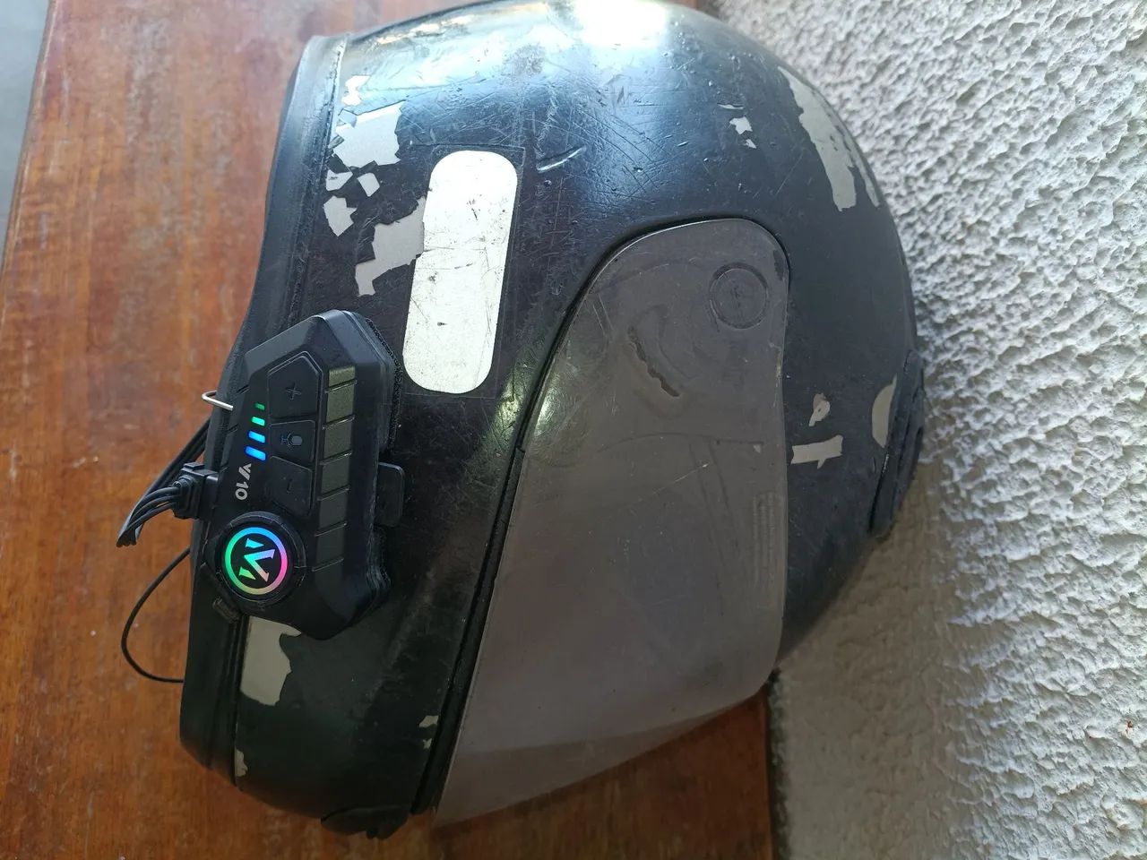 Capacete n? 60 com intercomunicador