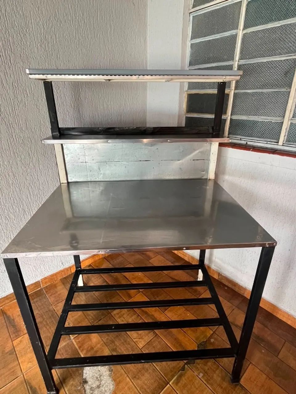 Bancada de inox com porta pedido  - Foto 2