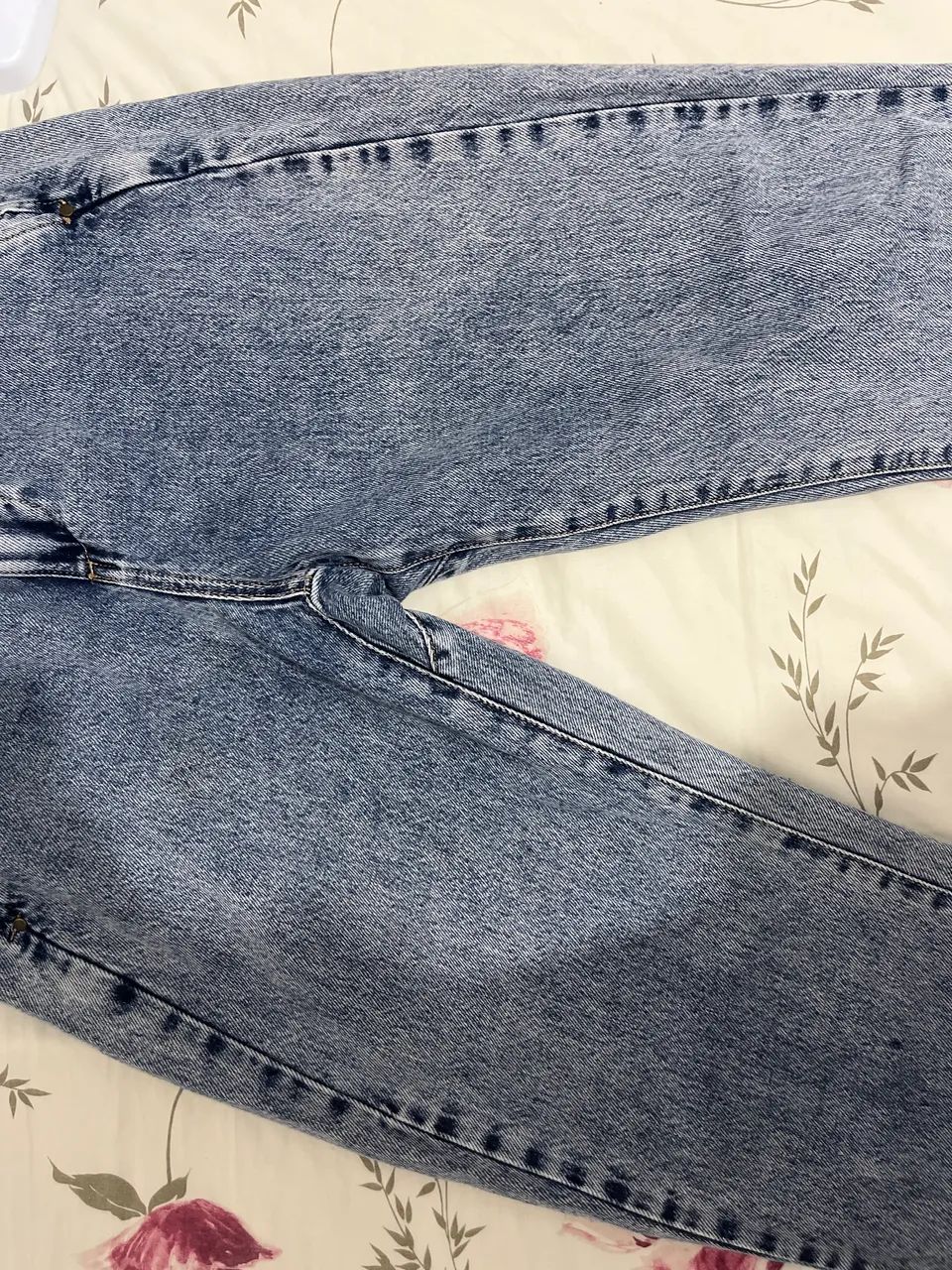 Calça jeans feminina Zara  - Foto 4
